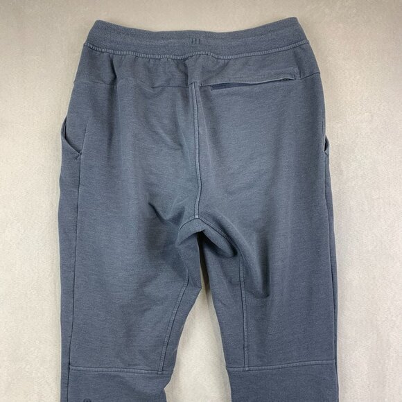 Lululemon Mens Sweatpants Small Blue City Sweat Jogger French Terry 28" Shorter - Picture 8 of 11